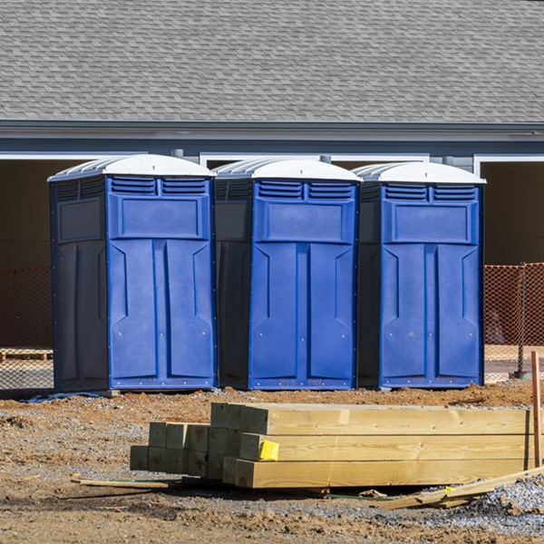 are there any restrictions on what items can be disposed of in the portable toilets in Iowa